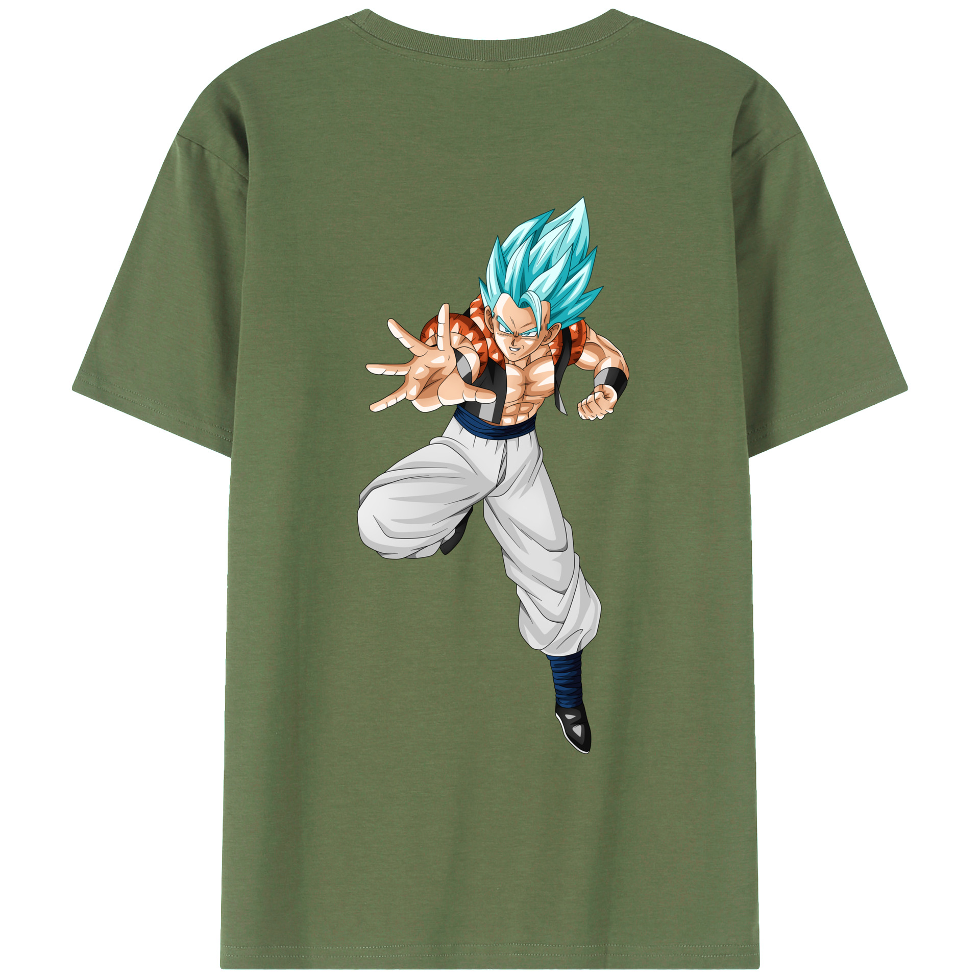 （画像用） ドラゴンボール ベジータ四世（Bejīta Yonsei）DRAGON BALL Vegeta IV 綿100％ メンズ半袖Tシャツ（バックプリント） 通気性